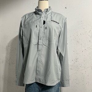 Shimano Light Gray Men's Shirt Jacket